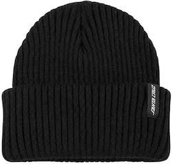 Santa Cruz Beanie Unisex Căciulă Tricotată în Culoare Neagră