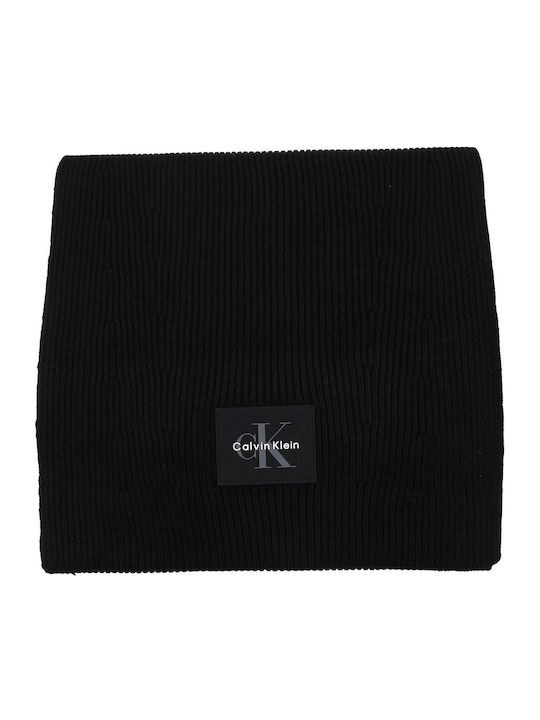 Calvin Klein Women's Knitted Scarf Black