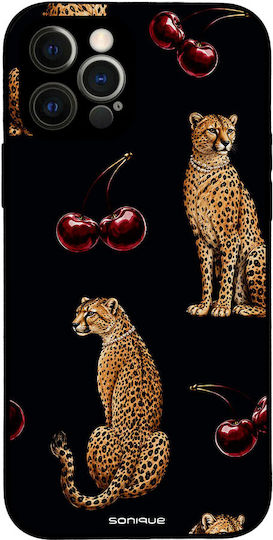 Husă Sonique Diva Series Apple iPhone 12 Pro Cherry Cheetah