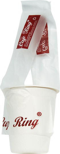 Set 500 Einweg-Becherhalter Transport Kaffee