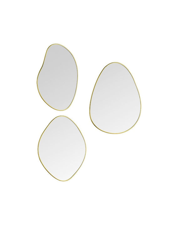 Mirrors & More Viola Καθρέπτης Τοίχου με Κίτριν...