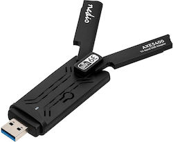 Nedis Wi-fi 6e Ax5400 Dongle Usb 3.0 Connection 2 Tri-band Antennas Black Nedis Wi-fi 6e Ax5400 Dongle Usb 3.0 Connection 2 Tri-band Antennas Black
