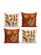 Aberto Design Dekorativer Kissenbezug Mehrfarbig 43x43cm
