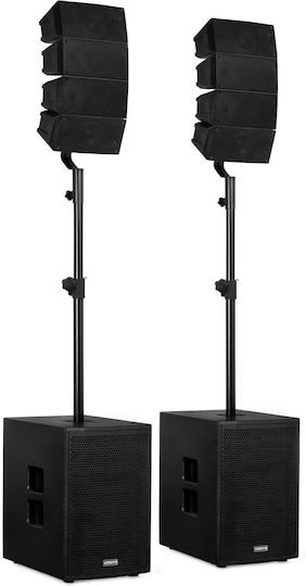 Vonyx VX922 Σετ με Αυτοενισχυόμενα Ηχείο PA 1600W με Woofer 12"