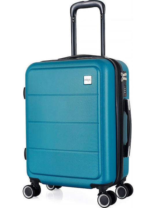 Ankor Valiză de călătorie de cabină Petrol înălțime 55 cm