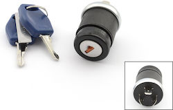 Universal Motorcycle Ignition Switch Tecnium Vicma 2 Positions 3 Wires 6553
