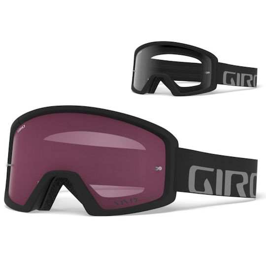Giro Ochelari de Ciclism cu Ramă Neagră și Lentile Colorate