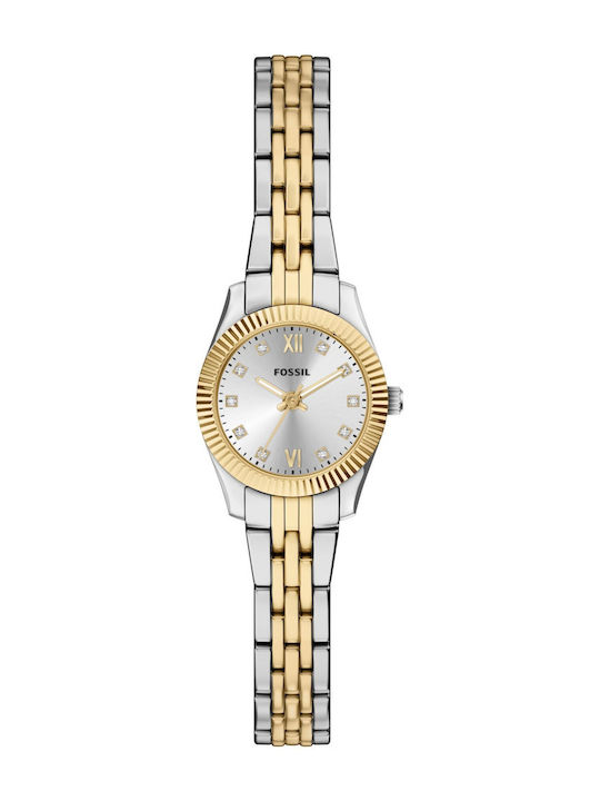 Fossil Scarlette Ceas Dama 20mm Baterie Cu Brăț...
