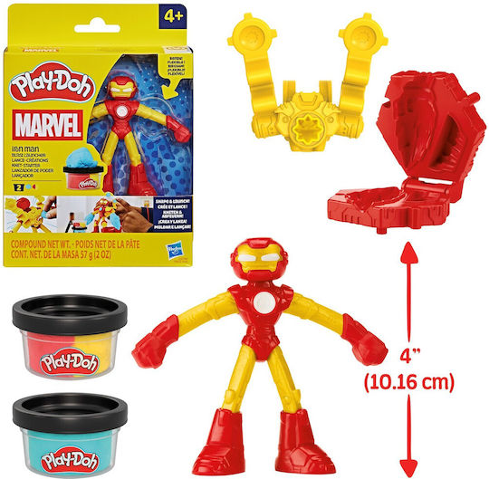 Hasbro Play-Doh Iron Man Marvel Verpackung Modellierknete mit 2 Farben für 3+ Alter
