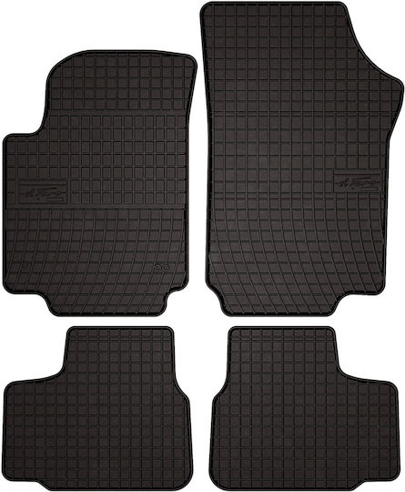 Rubber Car Mats Seat Mii Hatchback 2011-2019 Black Fitted