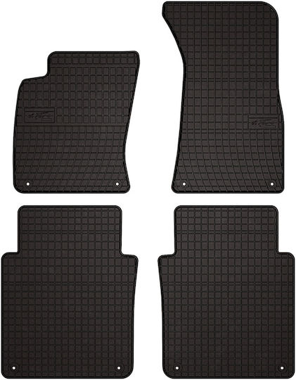Gummi Auto Fußmatten Audi A8 D3 Lang 2002-2009 Schwarz Passgenau
