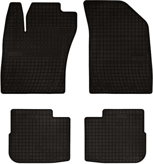 Rubber Car Mats Fiat Tipo Ii Hatchback 2015 Black Fitted