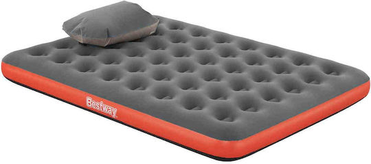 Bestway Bestway Doppel-Luftmatratze mit Integrierter Handpumpe 203x152x22cm Grau