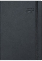 Λιναρδάτος Flexy Εβδομαδιαία Ατζέντα 2027 17x24εκ.