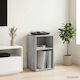 Vidaxl Ντουλάπι Δίσκων Βινυλίου Γκρι Sonoma 38x33x61 Εκ 1 Τεμ