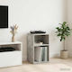 vidaXL Vinyl Record Cabinet Concrete Grey 38x33x61 cm 1 Piece