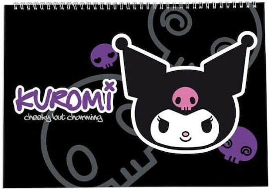 Μπλοκ Ζωγραφικης Graffiti Kuromi A4 23x33cm 30 Φυλλα Διαφορα Σχεδια Τυχαια Επιλογη 26218