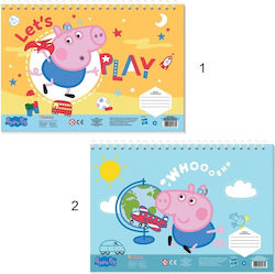 Drawing Pad Peppa Pig George 40 Sheets 23x33 Cm...