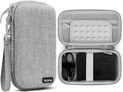 Baona Bn-f007 External Hard Drive Hard Case Eva Shockproof Portable Carrying Case Electronic Travel Bag Specifications Large Grey
