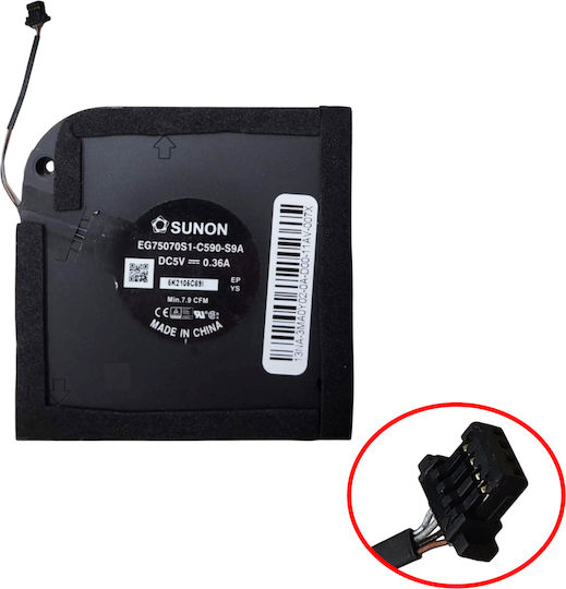 Лаптоп Вентилатор За Охлаждане На Процесор Dell Latitude 15 5521 Precision 3561 Eg75070s1-c590-s9a Vk8hk 0vk8hk 023.100ns.0001 4pin Код 81774