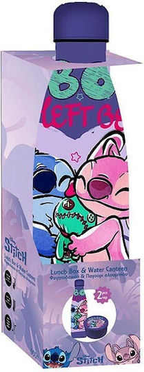 Ανοξείδωτο Παιδικό Σετ Φαγητού Stitch 0.13lt