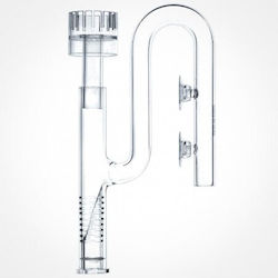 Blau Glass Overflow Inflow 17mm Blau Glass Overflow Inflow 17mm