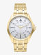 Radiant Herrenuhr 44mm Batterie mit Gold Rostfreien Stahlarmband