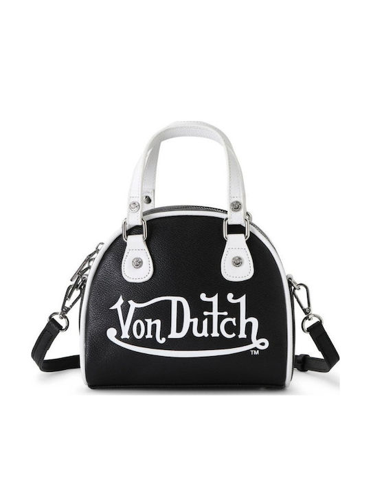 Von Dutch Women's Shoulder Bag From Artificial Leather Black