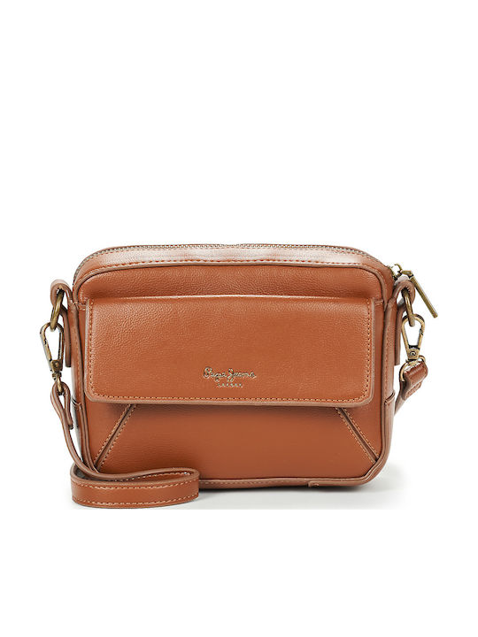 Alma Hexia Damen Schultertasche Braun
