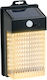 Grundig Wall Mounted Solar Light 120lm with Motion Sensor and Photocell 8.3x5.3x15.8cm