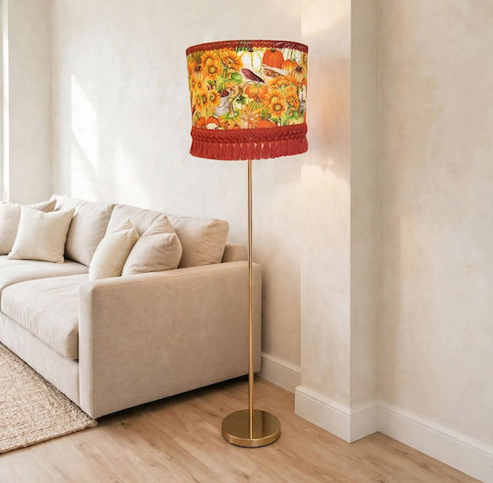 Floor Lamp Pumkin Garden Dimensions 1.65*35*25 E27 Oxygen Lampshades