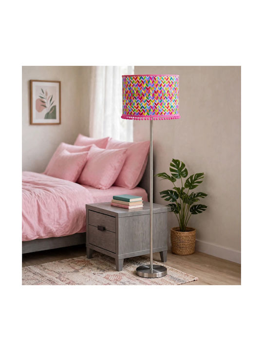 Floor Lamp Dark Pink Trigon Dimensions 35*25 Oxygen Lampshades