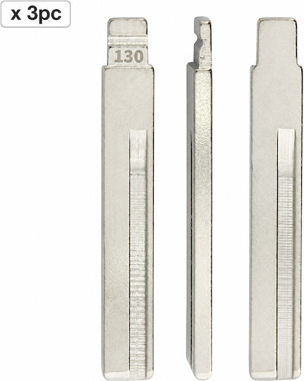 Set 3 Car Key Blades 130# Hy20r Hyn17r Hyundai Kia