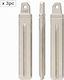 Set 3 Car Key Blades 140# Hy22 Central Grip Hyundai Kia