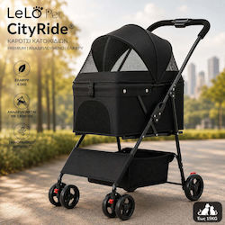 Lelo Pet CityRide – Premium Καρότσι έως 15kg Μαύρο
