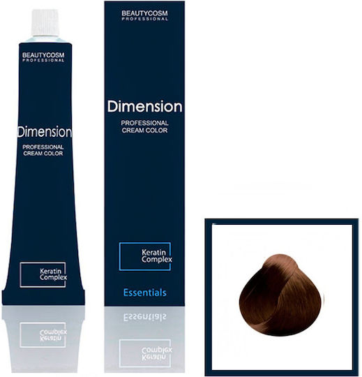 Dimension Hair Color Cream Νο 5.40 Καστανό Ανοικτό Κόκκινο, Επαγγελματική Βαφή Μαλλιών Με Σύμπλεγμα Πρωτεϊνών Κερατίνης, 100ml