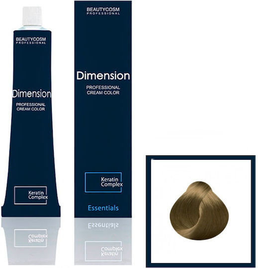 Dimension Hair Color Cream Νο 8.57 Ξανθό Ανοικτό Κακάο, Επαγγελματική Βαφή Μαλλιών Με Σύμπλεγμα Πρωτεϊνών Κερατίνης, 100ml