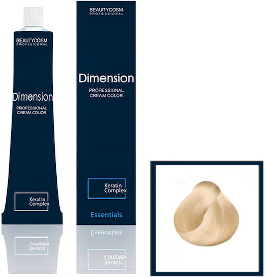 Dimension Hair Color Cream Νο 10 Κατάξανθο, Επαγγελματική Βαφή Μαλλιών Με Σύμπλεγμα Πρωτεϊνών Κερατίνης, 100ml