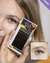 Eyelash Extensions Rili Choco C0.10 7mm 16 Lines