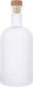 Glass Little Bottle Matte Cap 200ml 6x16cm 0503365 Faitakis Ftk-0503365