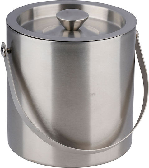Alpina Appliances Σαμπανιέρα Ασημί με Διαστάσεις 15.5x15.5x15.5cm
