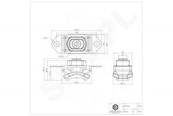 Suport motor stânga Dacia Duster Logan Sandero Renault Logan I 6001548160