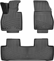Car Mats Raised Sides 3D Rubber TPE BYD Sealion 7 EV 2024+ Rizline 3 Pieces Black