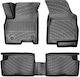 Auto Fußmatten Erhöhte Seiten 3D Gummi TPE Chery Tiggo 8 Pro Avantgarde Pack Erste Zweite Reihe 2024+ Rizline 3 Stück Schwarz
