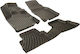 Car Mats Raised Sides 3D Rubber TPE Jeep Compass J4u 1.6 PHEV 2025 Rizline 4 Pieces Black