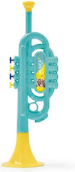 Musical Toy Trumpet Children 35 Cm Educational Musical Instrument Interactive Sounds Develops Creativity Sense Rhythm Gift Children Blue