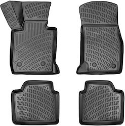 Covoare Auto Covorașe 3D Cauciuc TPE BMW 3 F30 2011-2019 Sedan Negre 4 Bucăți Covoare Auto Covorașe 3D Cauciuc TPE BMW 3 F30 2011-2019 Sedan Negre 4 Bucăți