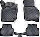 Килими За Кола Скафъци 3D Гума TPE Skoda Octavia Mk4 NX 2020 Rizline 4 Броя Черни