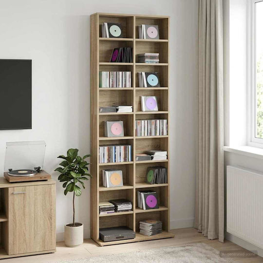 vidaXL Floor CD Case 65x23.5x175cm