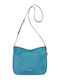 Women's Crossbody Bag Suede Light Blue